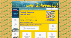 Desktop Screenshot of izakopane.pl